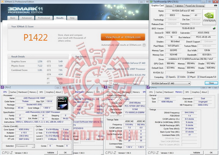 906 9503 ASUS Geforce GT440 1GB GDDR5 Review