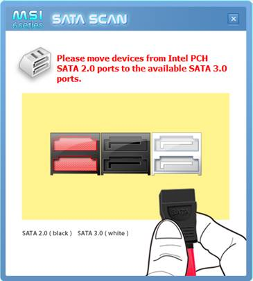2 โปรแกรม MSI 6 Series SATA SCAN คลายกังวลแก่ผู้ใช้เมนบอร์ด MSI 6 Series