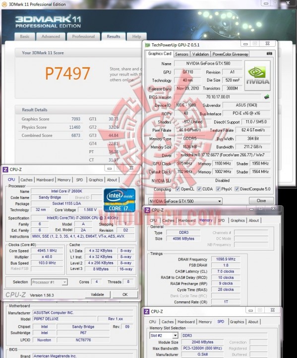 11 599x720 ASUS P8P67 DELUXE Motherboard