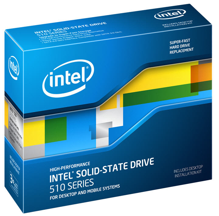 ssd 510 pretty box อินเทลเปิดตัว Intel® SSD 510 เชื่อมต่อ SATA ได้สูงสุด 6 กิกะบิตต่อวินาที