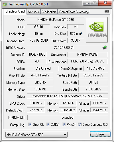 105x48 1120 9 10 9 27 1t 165v info gpuz Asus SABERTOOTH P67 : Review