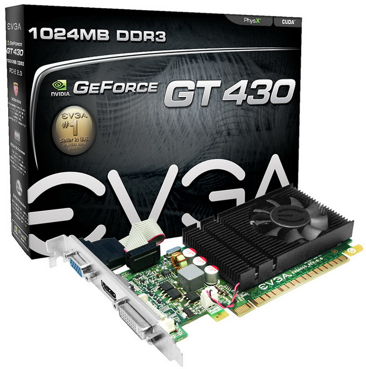 evga1 NVIDIA GT430 Best Value Real DX11 graphics card