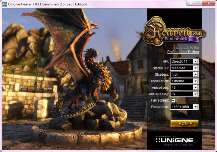 unigine 25 setting 720x504 ASUS GTX580 Voltage Tweak
