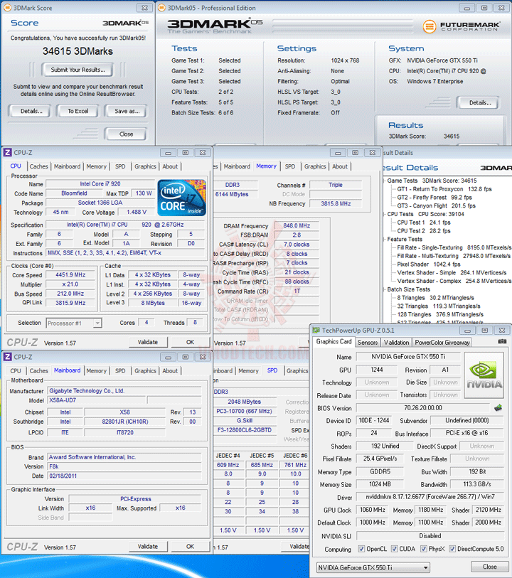 05 d PaLiT NVIDIA GeForce GTX 550 Ti Sonic 1GB GDDR5 Debut Review