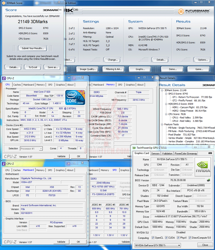 06 b PaLiT NVIDIA GeForce GTX 550 Ti Sonic 1GB GDDR5 Debut Review