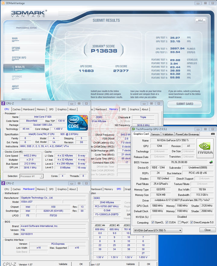 07np d PaLiT NVIDIA GeForce GTX 550 Ti Sonic 1GB GDDR5 Debut Review