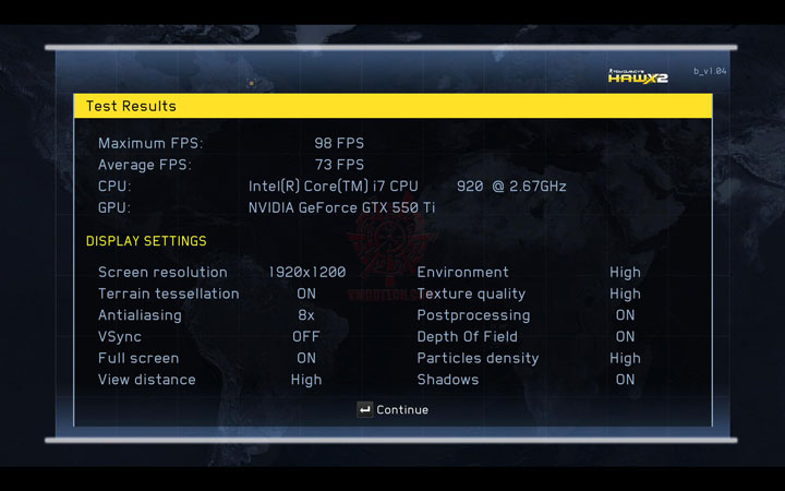 hawx2 dx11 c PaLiT NVIDIA GeForce GTX 550 Ti Sonic 1GB GDDR5 Debut Review