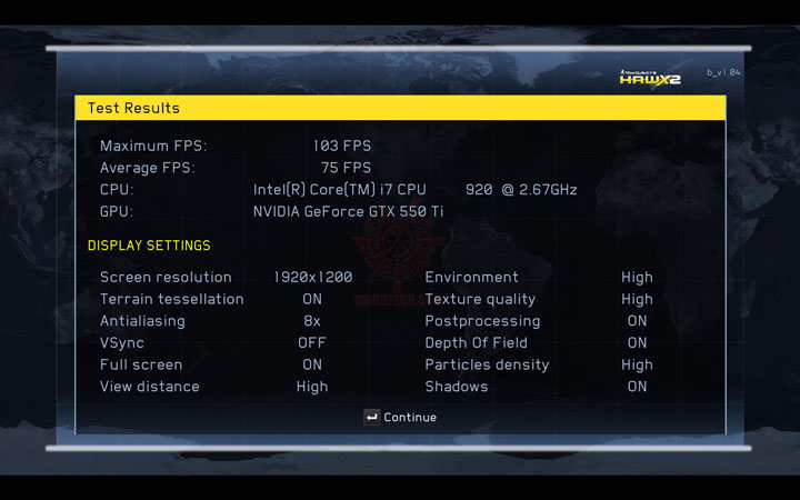hawx2 dx11 d PaLiT NVIDIA GeForce GTX 550 Ti Sonic 1GB GDDR5 Debut Review