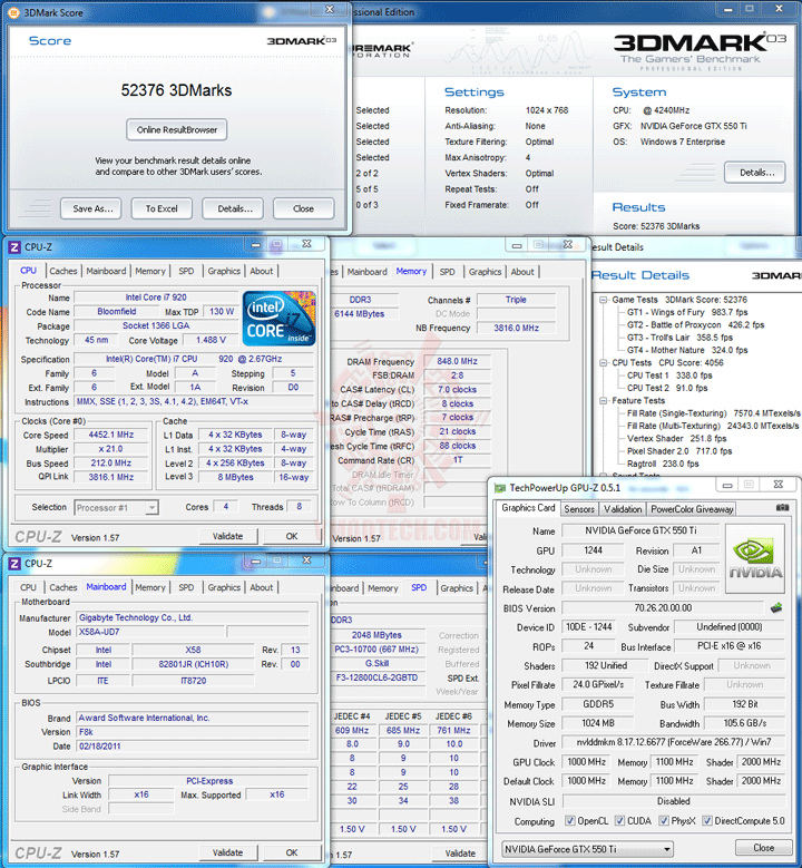 03 b PaLiT NVIDIA GeForce GTX 550 Ti Sonic 1GB GDDR5 Debut Review