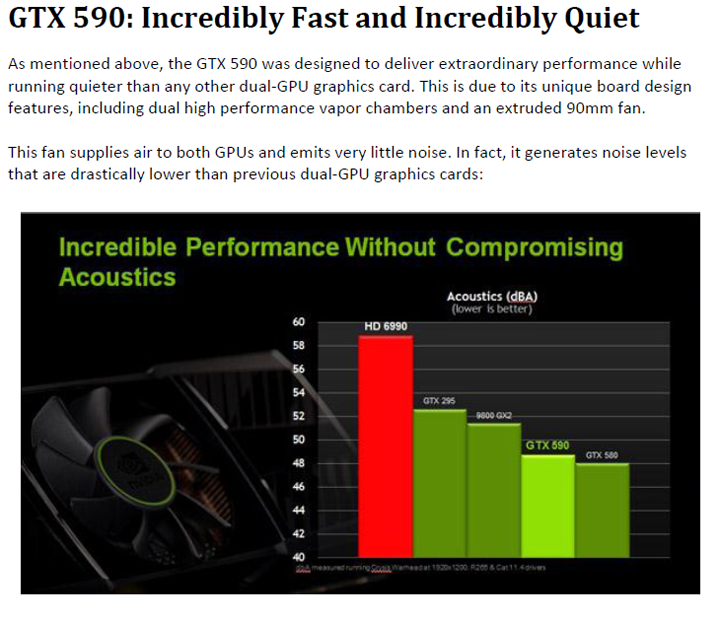 4 NVIDIA GeForce GTX 590 3GB GDDR5 Debut Review