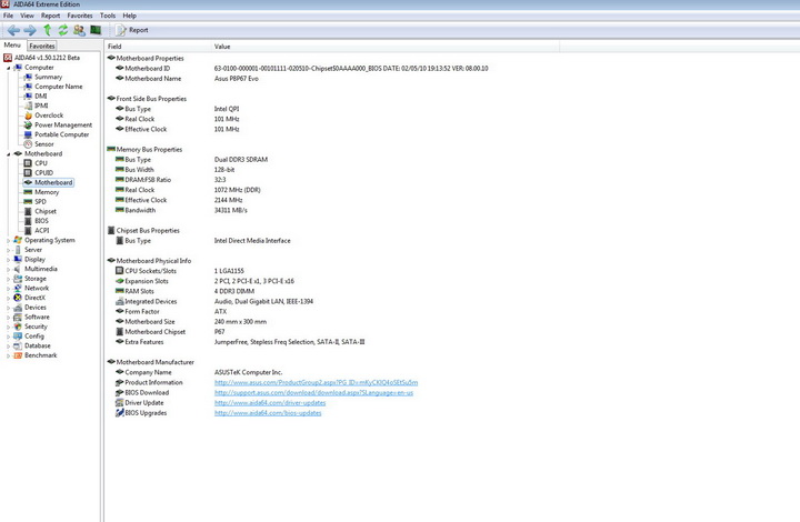 2 2 ASUS P8P67 EVO Motherboard Review