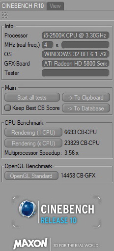 cinebench r10 copy ASUS P8P67 EVO Motherboard Review