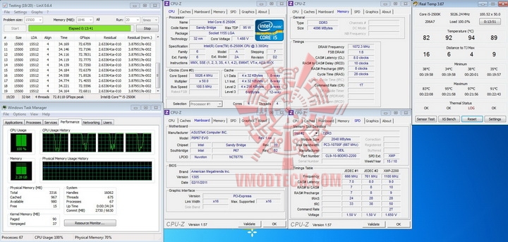 linx-5026ghz linx 5026ghz ASUS P8P67 EVO Motherboard Review
