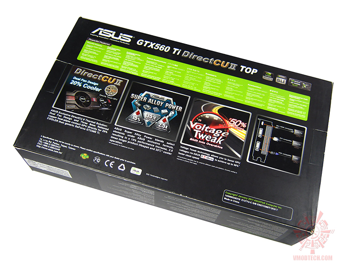 asus gtx560ti 02 Asus GTX560 Ti DirectCUII TOP : Review