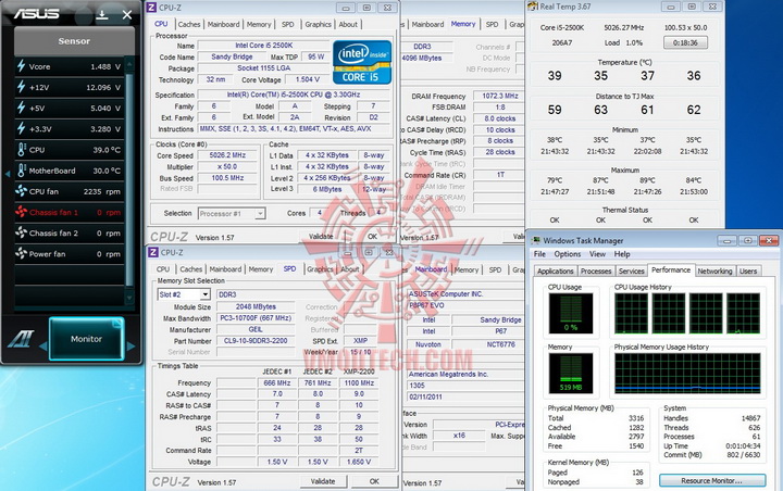 moniter Thermaltake Frio OCK : Heatpipe Roundup PartsII Review
