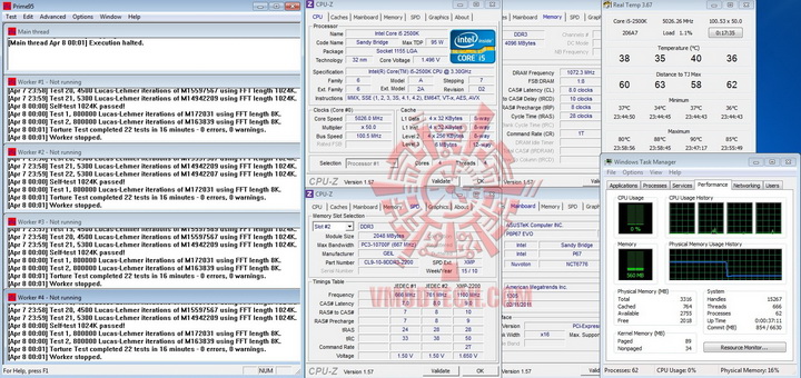 prime95 5026ghz1 Thermaltake Frio OCK : Heatpipe Roundup PartsII Review