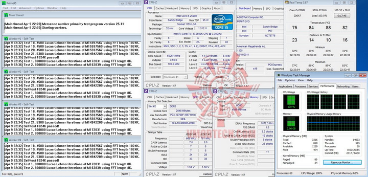 prime95 5026ghz2 Thermaltake Frio OCK : Heatpipe Roundup PartsII Review