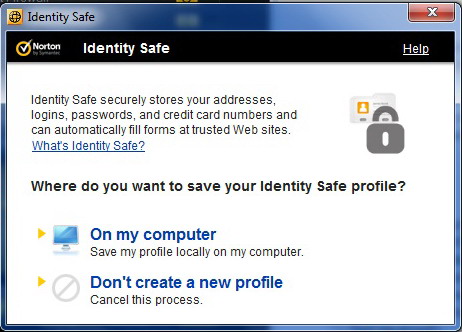 log card Norton Internet Security 2011 Review