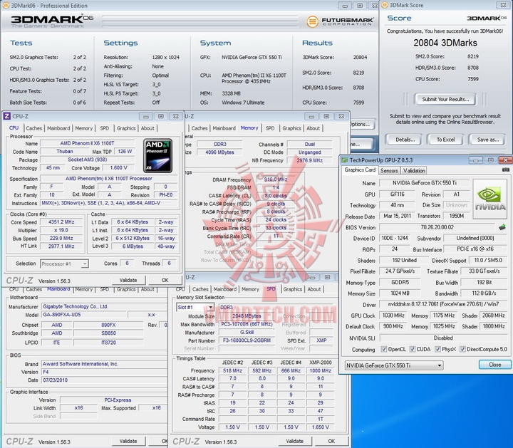 06 1030 GALAXY Geforce GTX 550Ti 1024MB GDDR5 Review