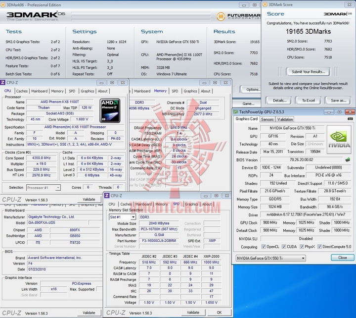06 GALAXY Geforce GTX 550Ti 1024MB GDDR5 Review