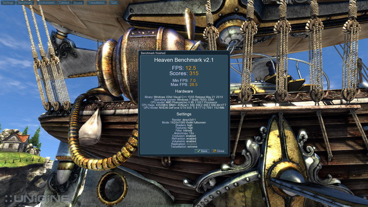 unigine 2011 04 28 21 37 54 162 GALAXY Geforce GTX 550Ti 1024MB GDDR5 Review