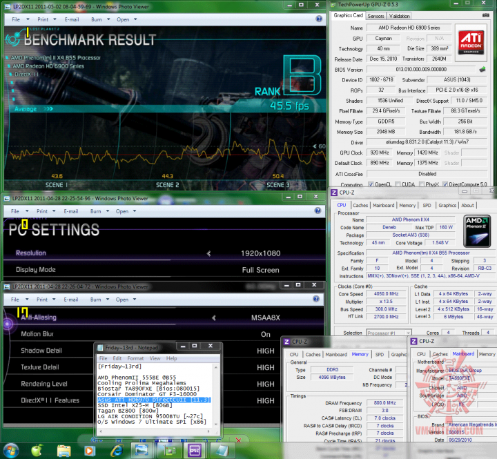 oc 920 1420 dx11 lp2 455 720x665 Asus ATi HD6970 DirectCUII : Review