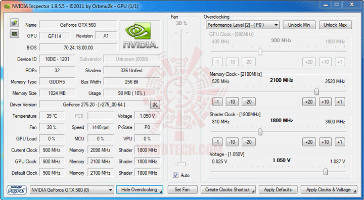 g 1 PaLiT NVIDIA GeForce GTX 560 SONIC Platinum 1GB GDDR5 Debut Review