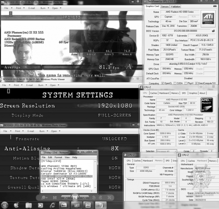 default dx10 re5 811 720x686 Asus ATi HD6950 DirectCUII 2GB/GDDR5 : Review