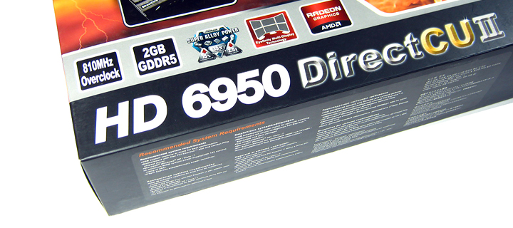 title introduction Asus ATi HD6950 DirectCUII 2GB/GDDR5 : Review
