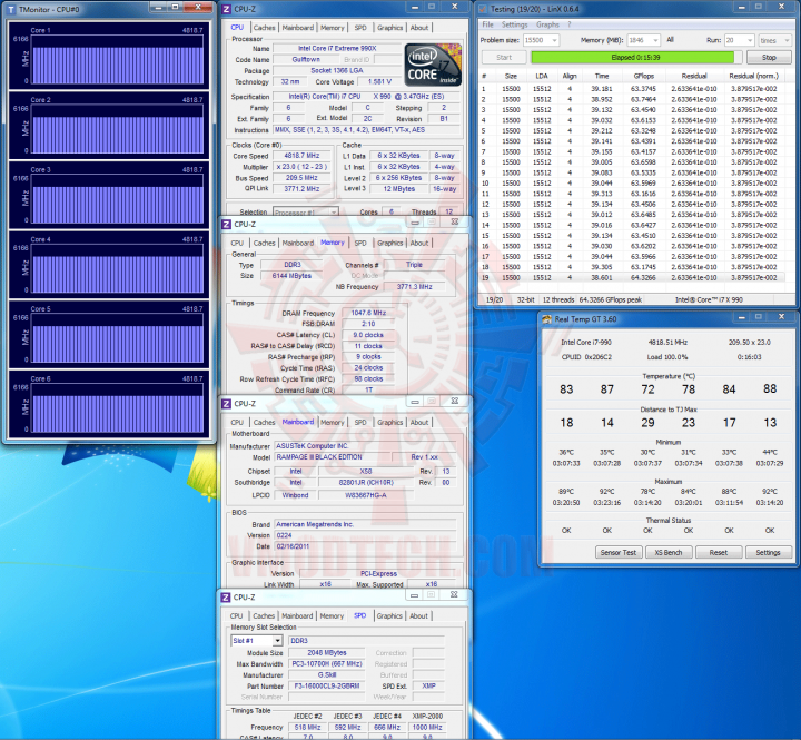 linx 4818 1 720x665 Intel Core i7 990X Extreme Edition & ASUS Rampage III Black Edition Review