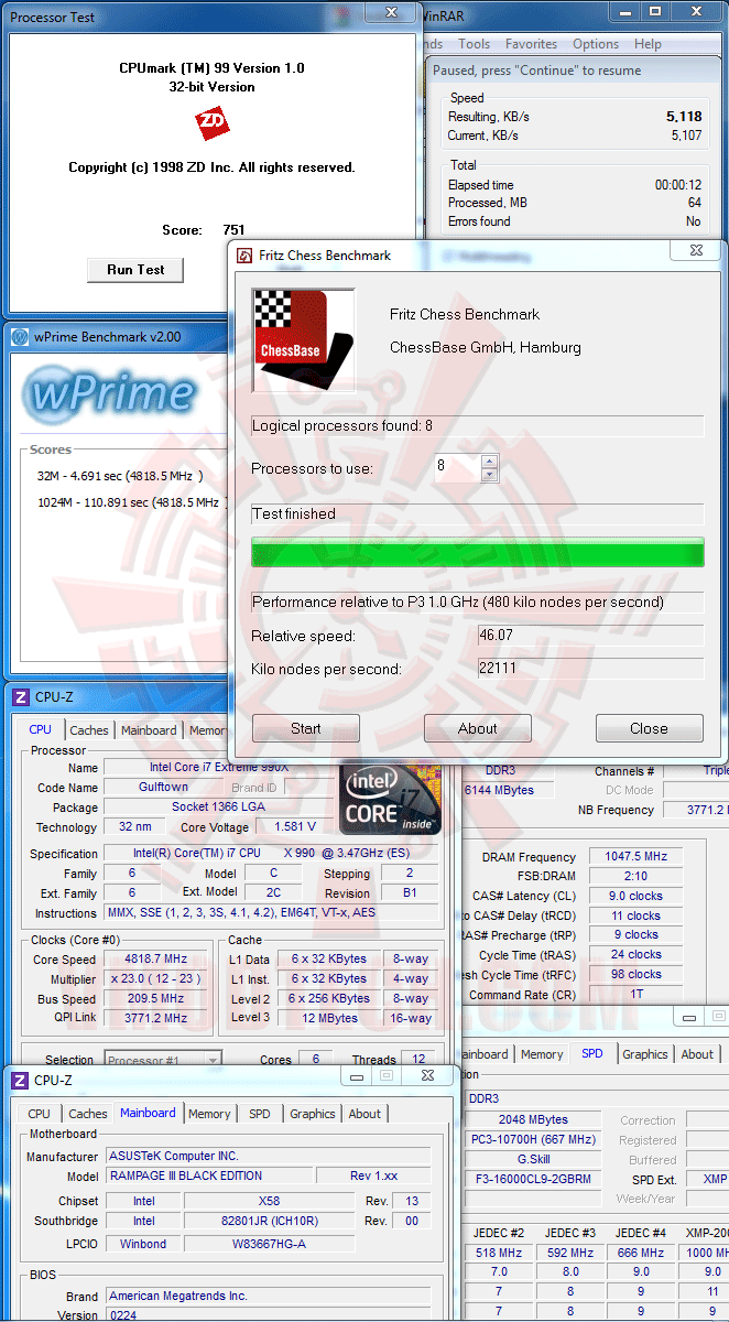 v Intel Core i7 990X Extreme Edition & ASUS Rampage III Black Edition Review