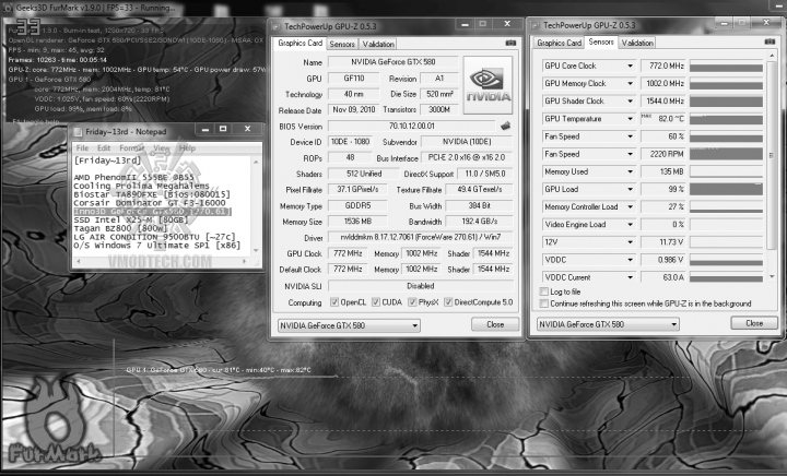 default temp auto 40c 82c 720x436 Inno3D GeForce GTX580 : Review