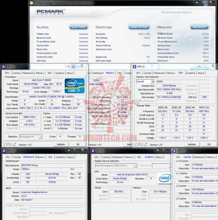 pcvantage 714x720 BIOSTAR TZ68A+ Motherboard Z68
