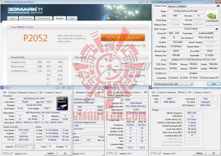 11 PaLiT Geforce GTS 450 1GB GDDR3 Review