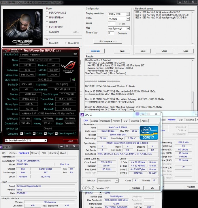 crysis oc 687x720 ASUS GeFORCE GTX570 DirectCUII
