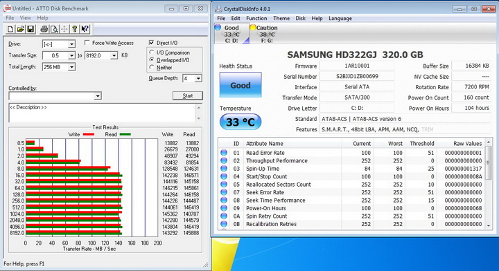 atto disk OCZ AGILITY3 SSD 60GB SATA III Review