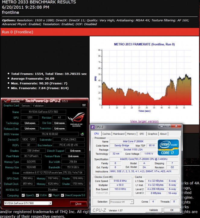 metro2033oc 663x720 EVGA GeForce GTX560 Superclocked