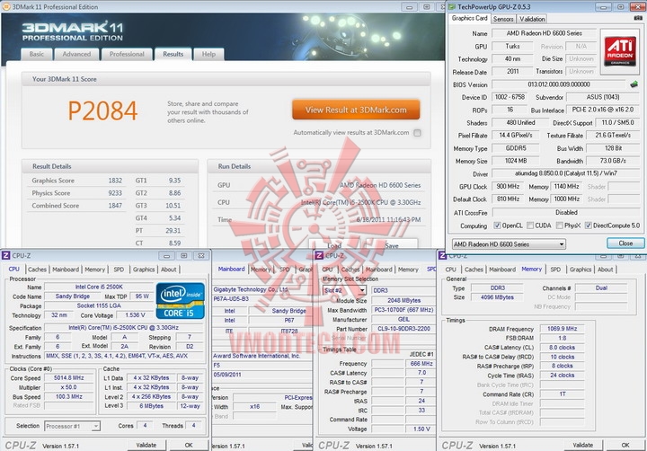 11 900 ASUS Radeon HD 6670 1GB GDDR5 Review