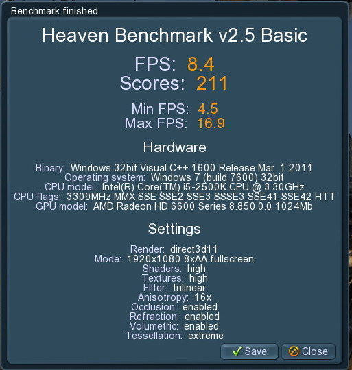 unigine 2011 06 23 22 19 59 341 ASUS Radeon HD 6670 1GB GDDR5 Review