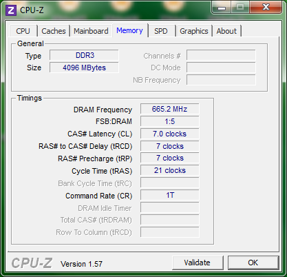 info cpuz memory ASRock H67M ITX : Review