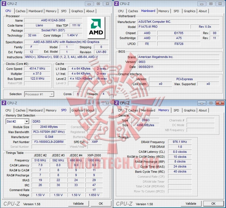 cpuz 4514 AMD Liano A8 3850APU on ASUS F1A75 M PRO Review