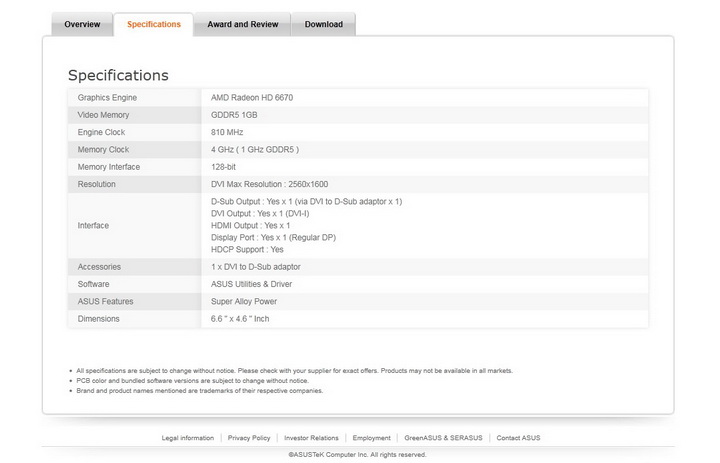 4 4 ASUS Radeon HD 6670 1GB GDDR5 Review