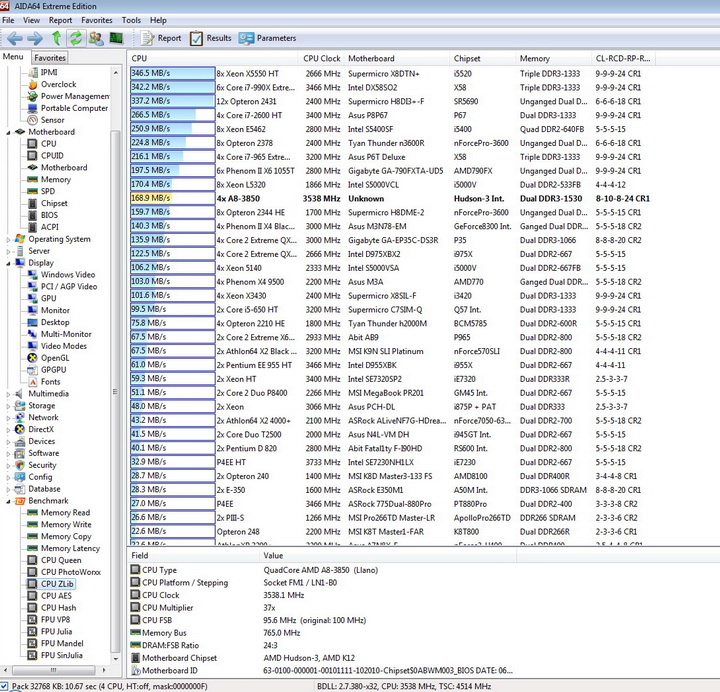 9 AMD Liano A8 3850APU on ASUS F1A75 M PRO Review