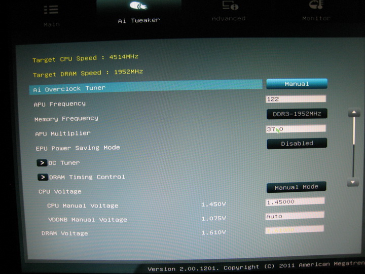 img 0027 AMD Liano A8 3850APU on ASUS F1A75 M PRO Review