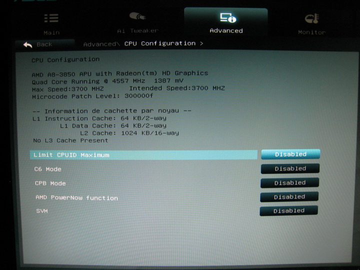 img 0030 AMD Liano A8 3850APU on ASUS F1A75 M PRO Review