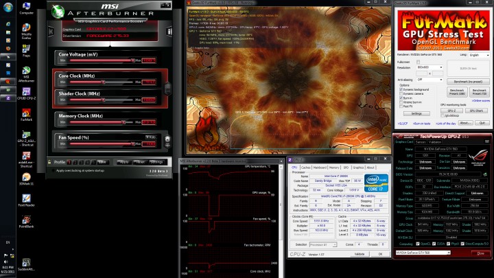furmark 720x405 GALAXY GeForce GTX560 GC Version