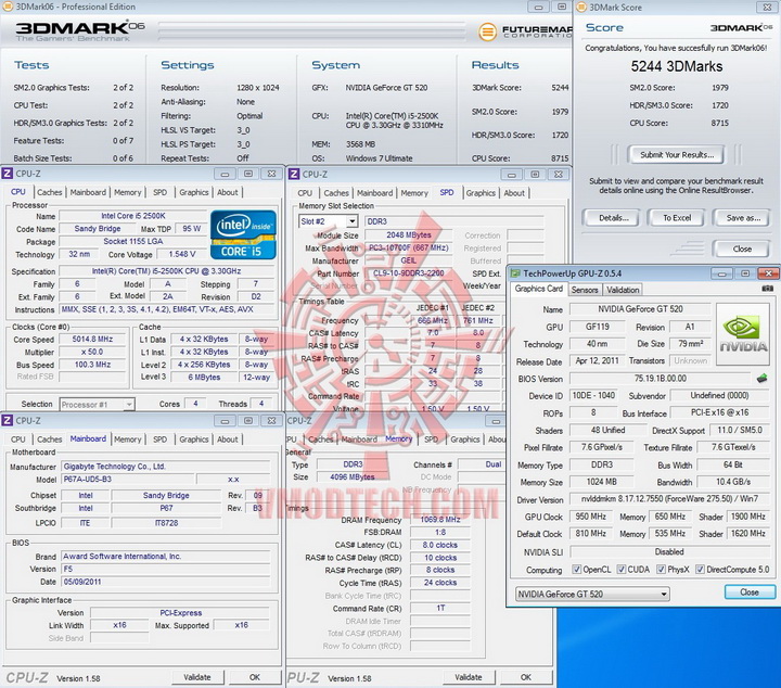 06 950 PaLiT Geforce GT 520 1024MB DDR3 Review