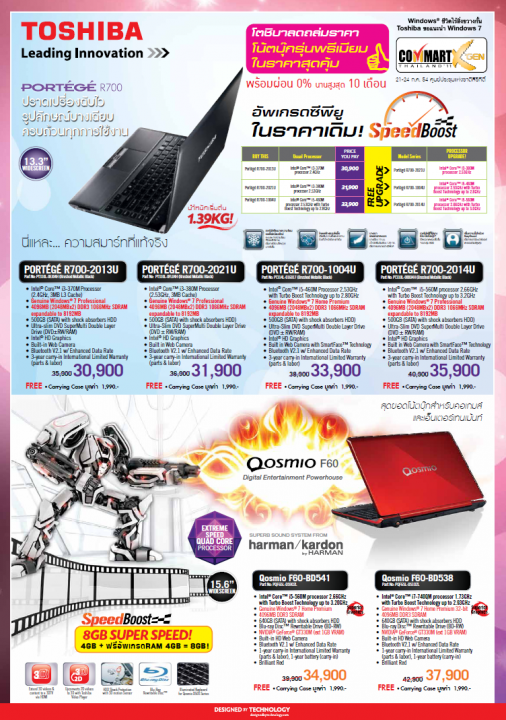 toshiba1 506x720 Toshiba Promotion in Commart XGEN Thailand 2011