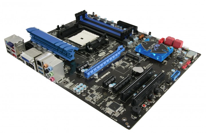 52041 00 pure platinum a75 c02 720x467 SAPPHIRE Pure Platinum A75 supports latest AMD APU family‏