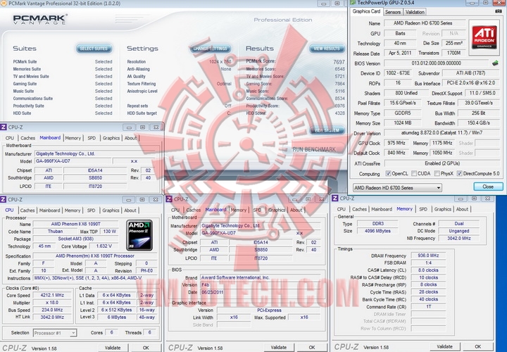pcmark vantage Gigabyte 990FXA UD7 Review